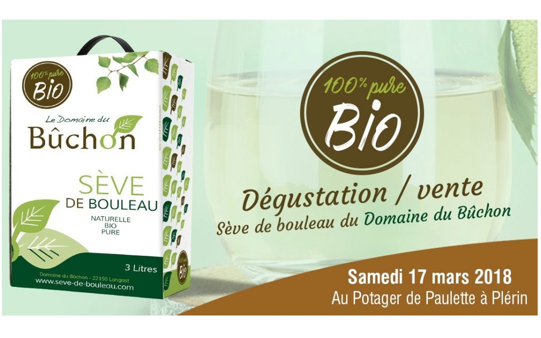 Dégustation / vente de sève de bouleau samedi 17 mars 2018