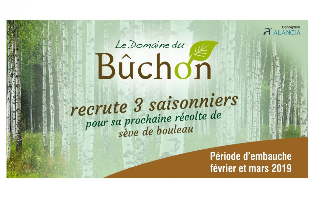 Le Domaine du Bûchon recrute des saisonniers