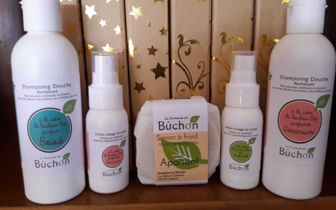 Nouveaux cosmétiques à la sève de bouleau bio